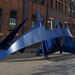 The Change, by Michael Snape | Steel, 5 x 8 x 5m, Exhibited in the Walsh Bay Sculpture Walk.